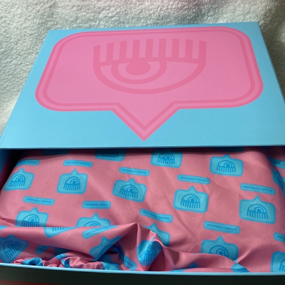 Chairs Ferragni big glitter eye like bag silver - Picture 2 of 5